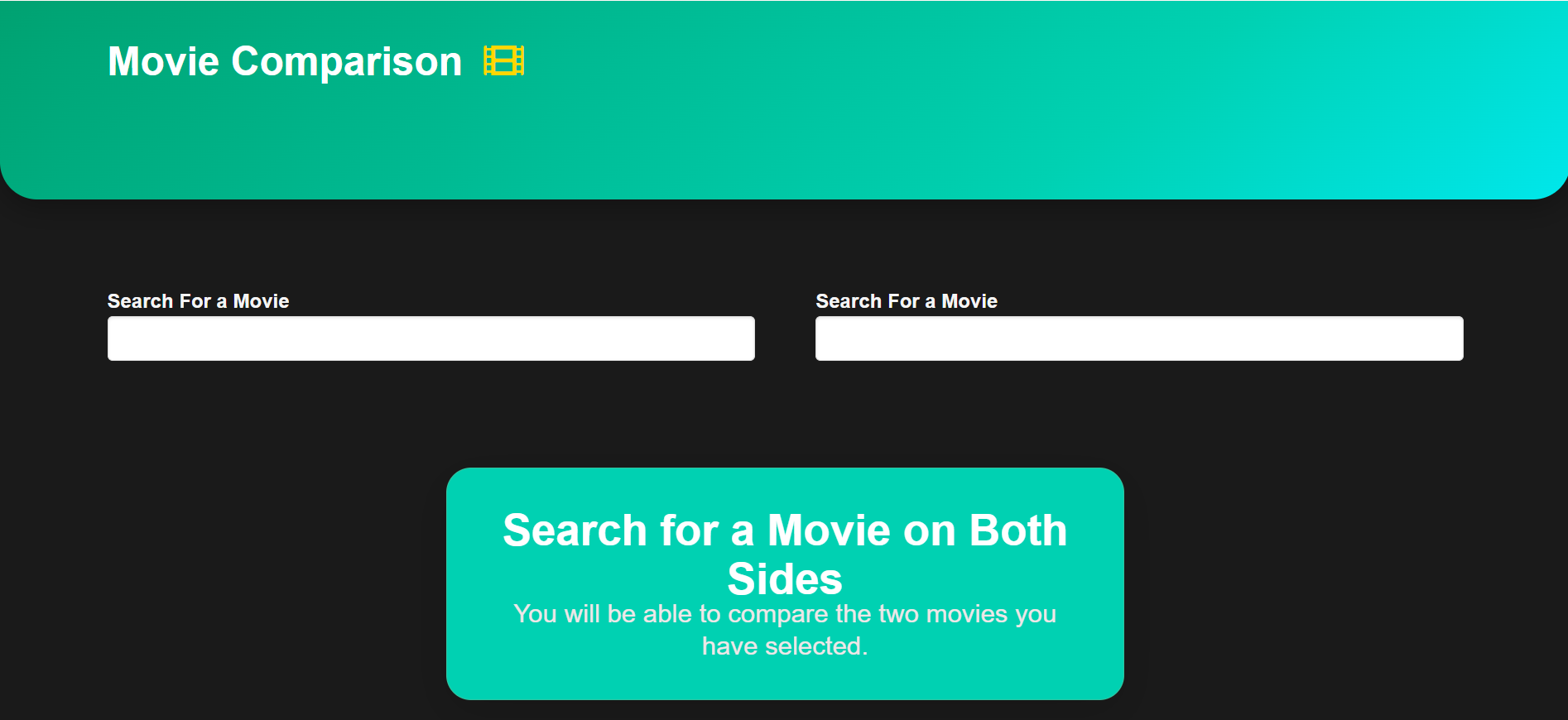 Movie Comparison Website